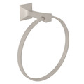 Rohl Vincent Bath Towel Ring In Satin Nickel VIN4STN